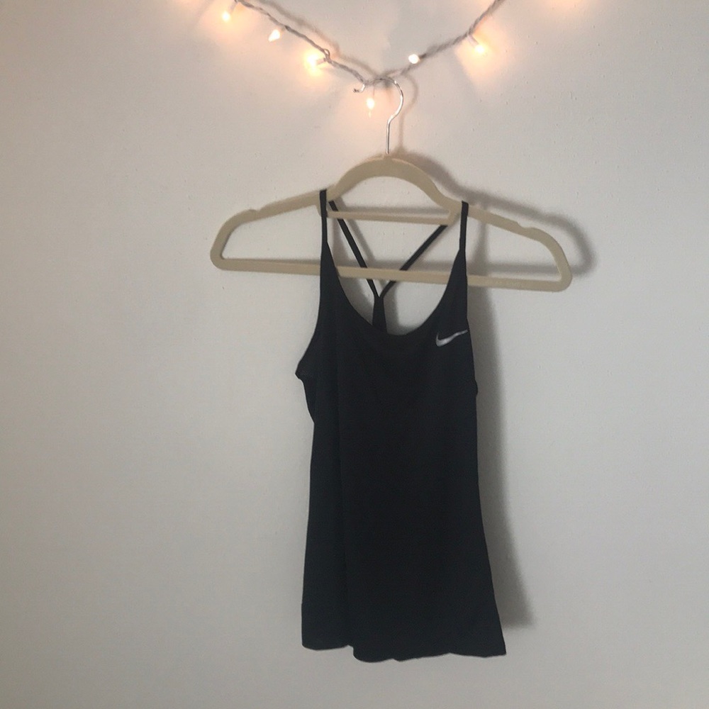 Black Nike work out top